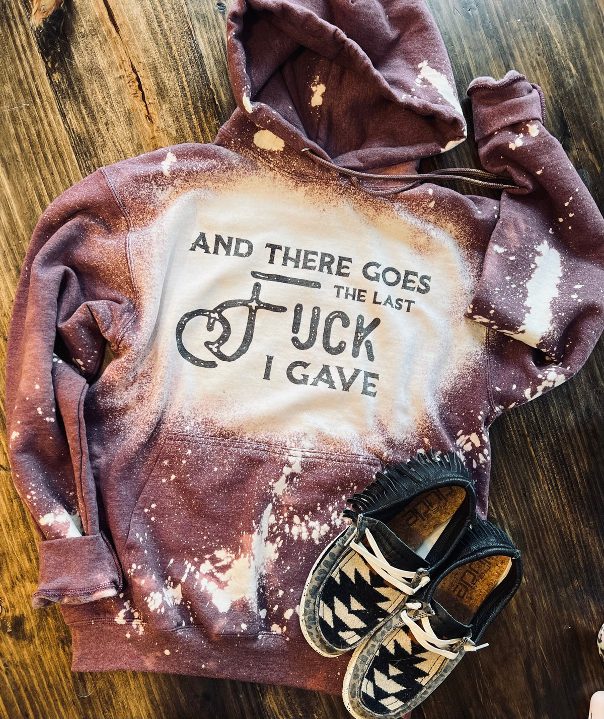 And there goes the last fuck I gave on maroon bleached product image 1