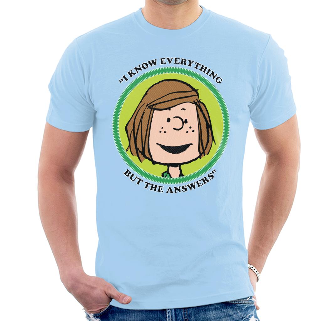 Peanuts Peppermint Patty Badge Men's T-Shirt product image 6