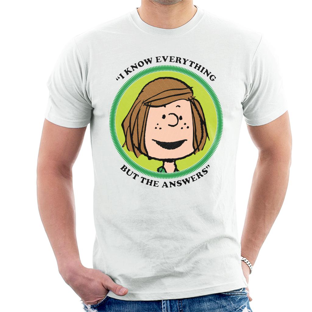 Peanuts Peppermint Patty Badge Men's T-Shirt product image 4