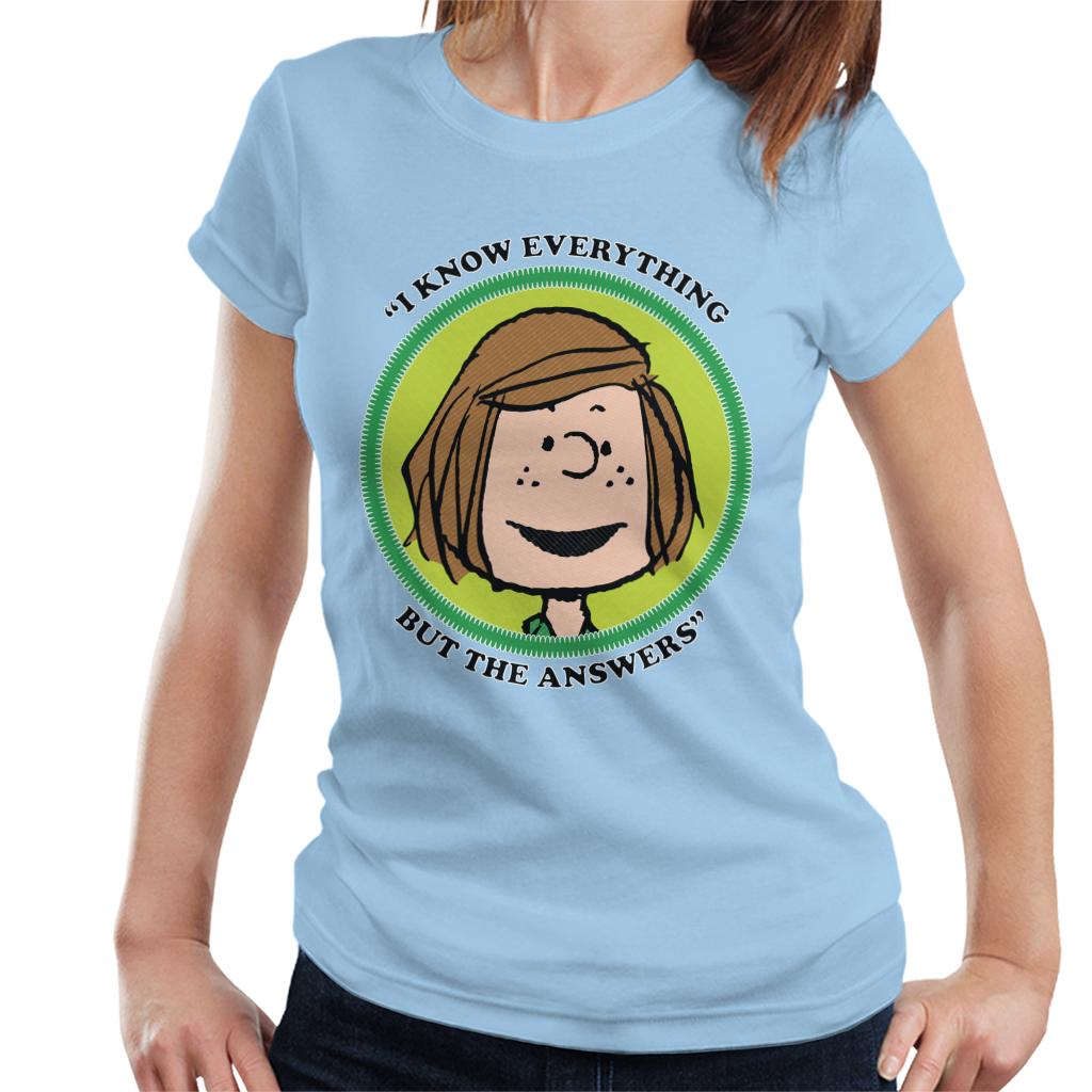 Peanuts Peppermint Patty Badge Women's T-Shirt product image 6