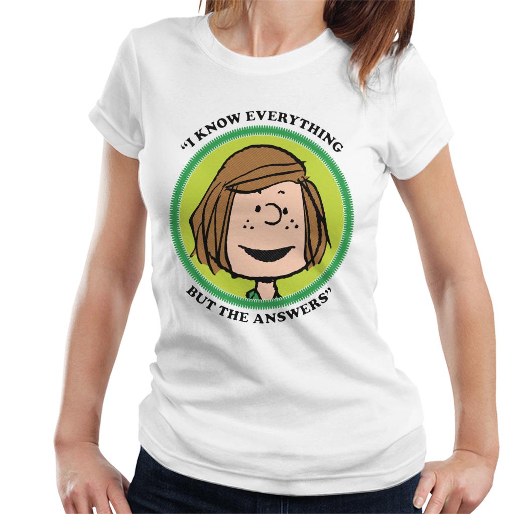 Peanuts Peppermint Patty Badge Women's T-Shirt product image 4