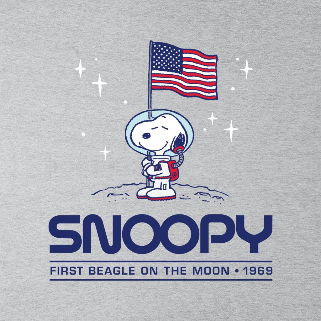 Peanuts Snoopy Moon Landing Planting Flag Women's T-Shirt product image 2