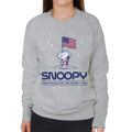 Peanuts Snoopy Moon Landing Planting Flag Women's Sweatshirt product image 1