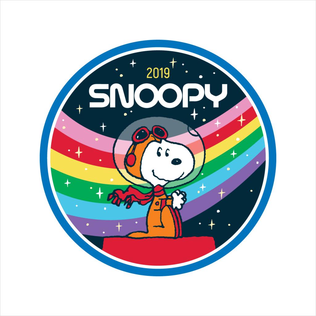 Peanuts Snoopy Starry Rainbow Moon Kennel Ship Men's T-Shirt product image 2