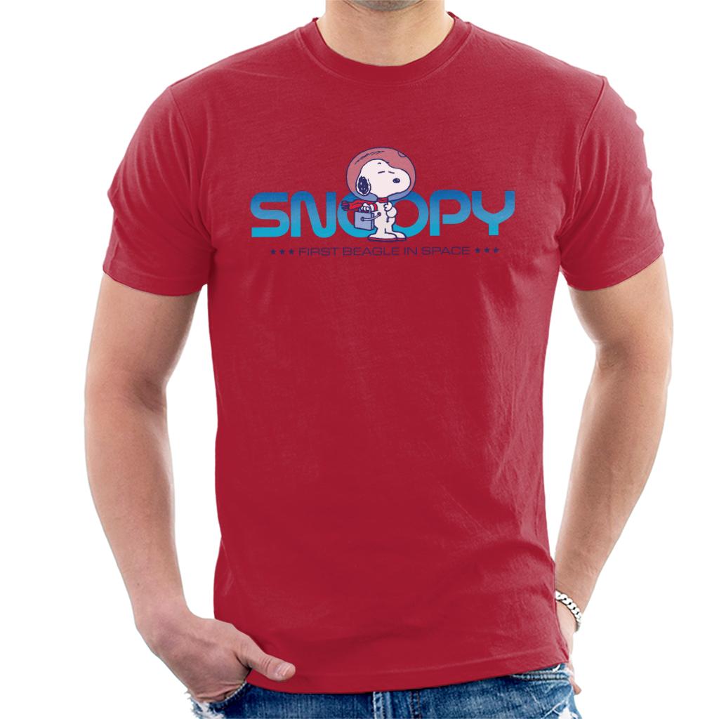 Peanuts Snoopy Beagle Roaming In Space Men's T-Shirt product image 4