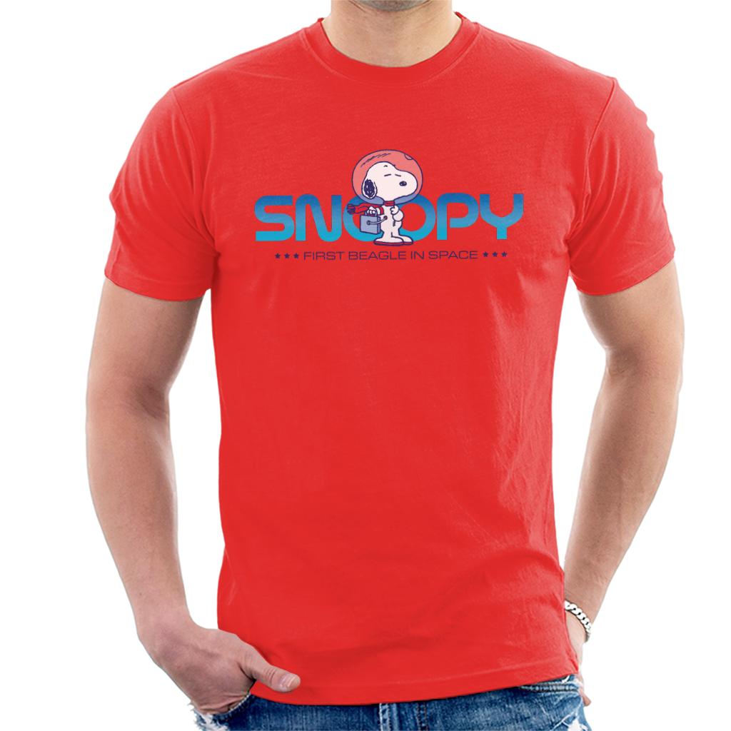 Peanuts Snoopy Beagle Roaming In Space Men's T-Shirt product image 6