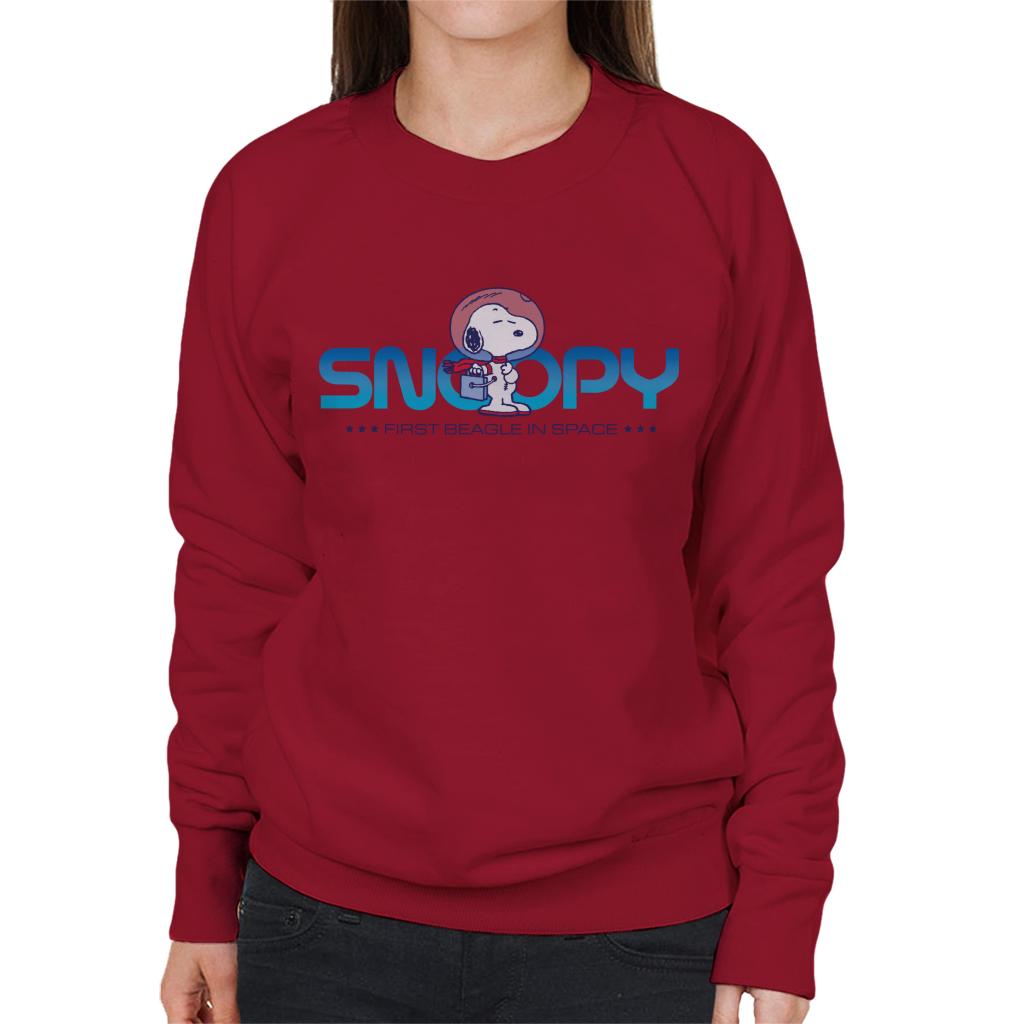 Peanuts Snoopy Beagle Roaming In Space Women's Sweatshirt product image 4
