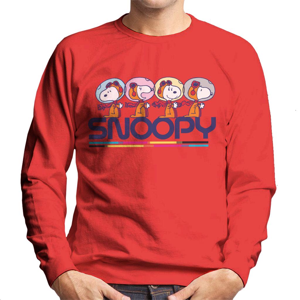 Peanuts Snoopy Space Travel Montage Men's Sweatshirt product image 6