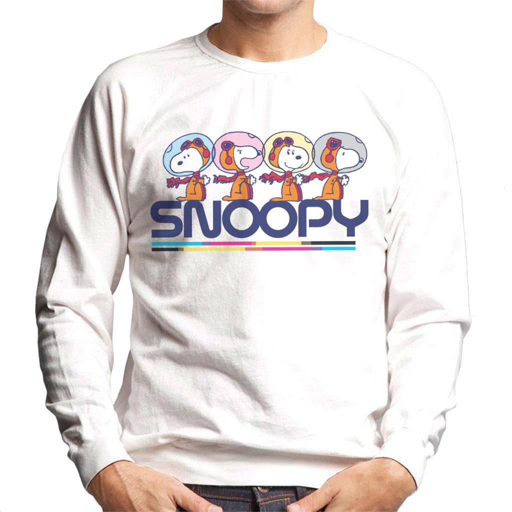 Peanuts Snoopy Space Travel Montage Men's Sweatshirt product image 4