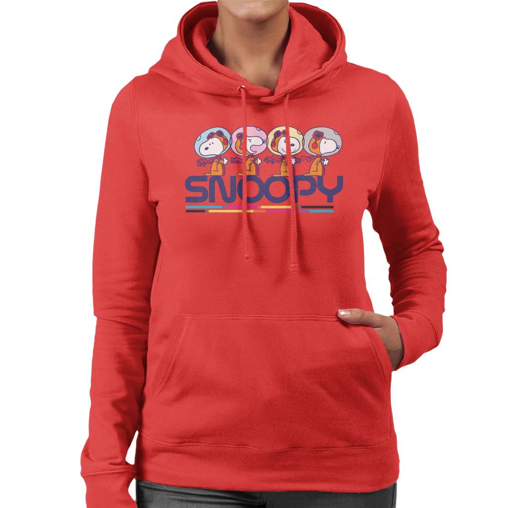Peanuts Snoopy Space Travel Montage Women's Hooded product image 6