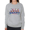 Peanuts Snoopy Space Travel Montage Women's Sweatshirt product image 1