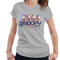 Peanuts Snoopy Space Travel Montage Women's T-Shirt product image 1