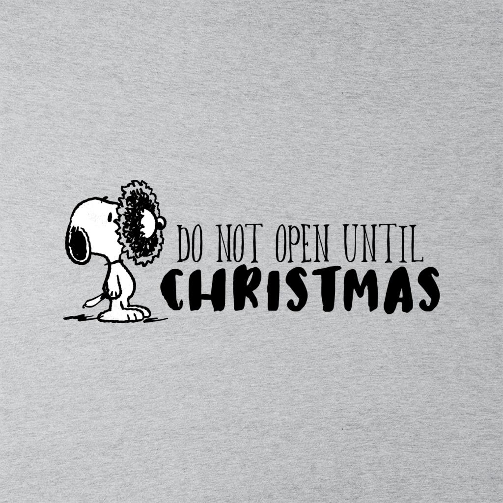 Peanuts Snoopy Holly Wreath On Face Men's Sweatshirt product image 2
