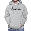 Peanuts Snoopy Holly Wreath On Face Men's Hooded Sweatshirt product image 1