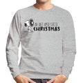 Peanuts Snoopy Holly Wreath On Face Men's Sweatshirt product image 1