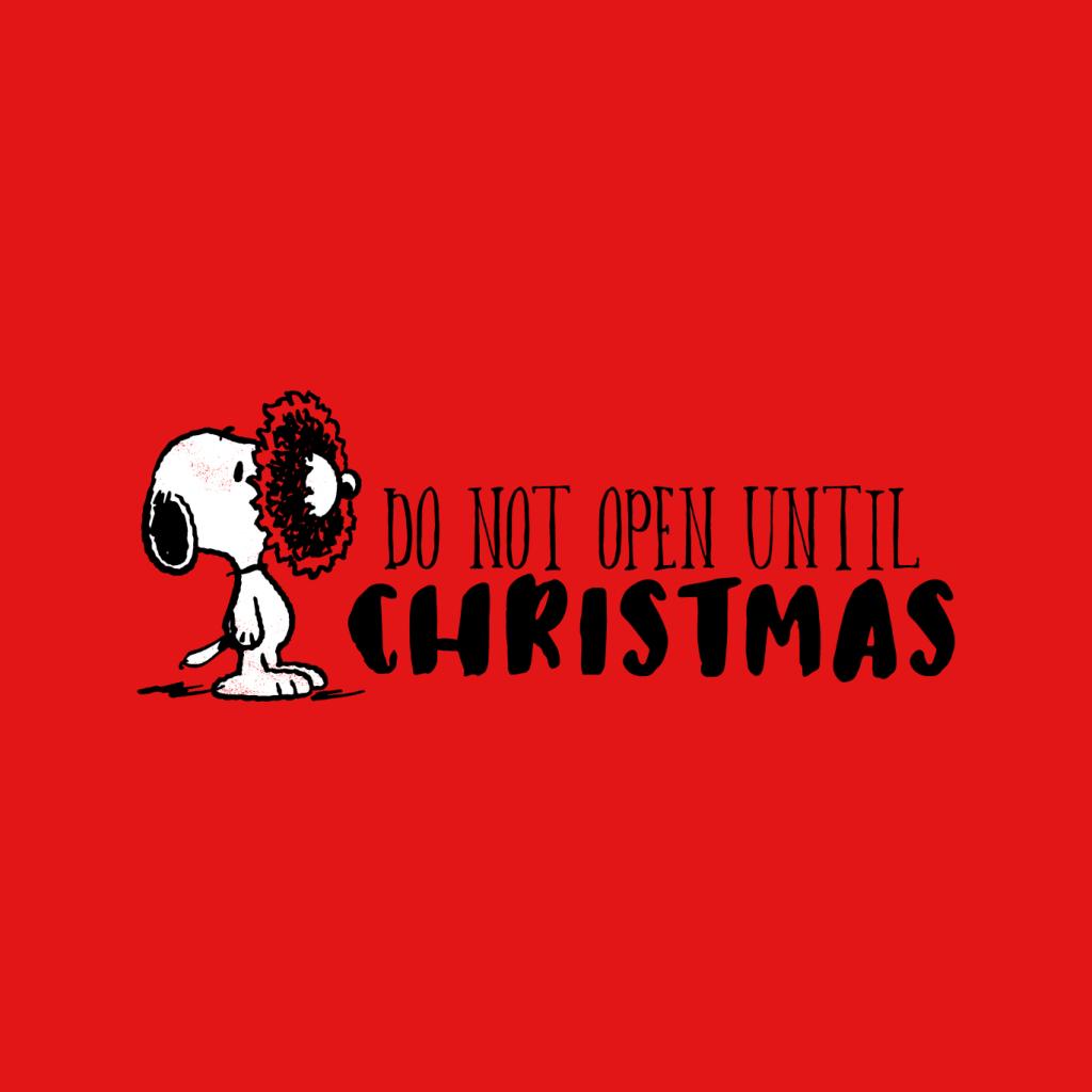 Peanuts Snoopy Holly Wreath On Face Men's Sweatshirt product image 7