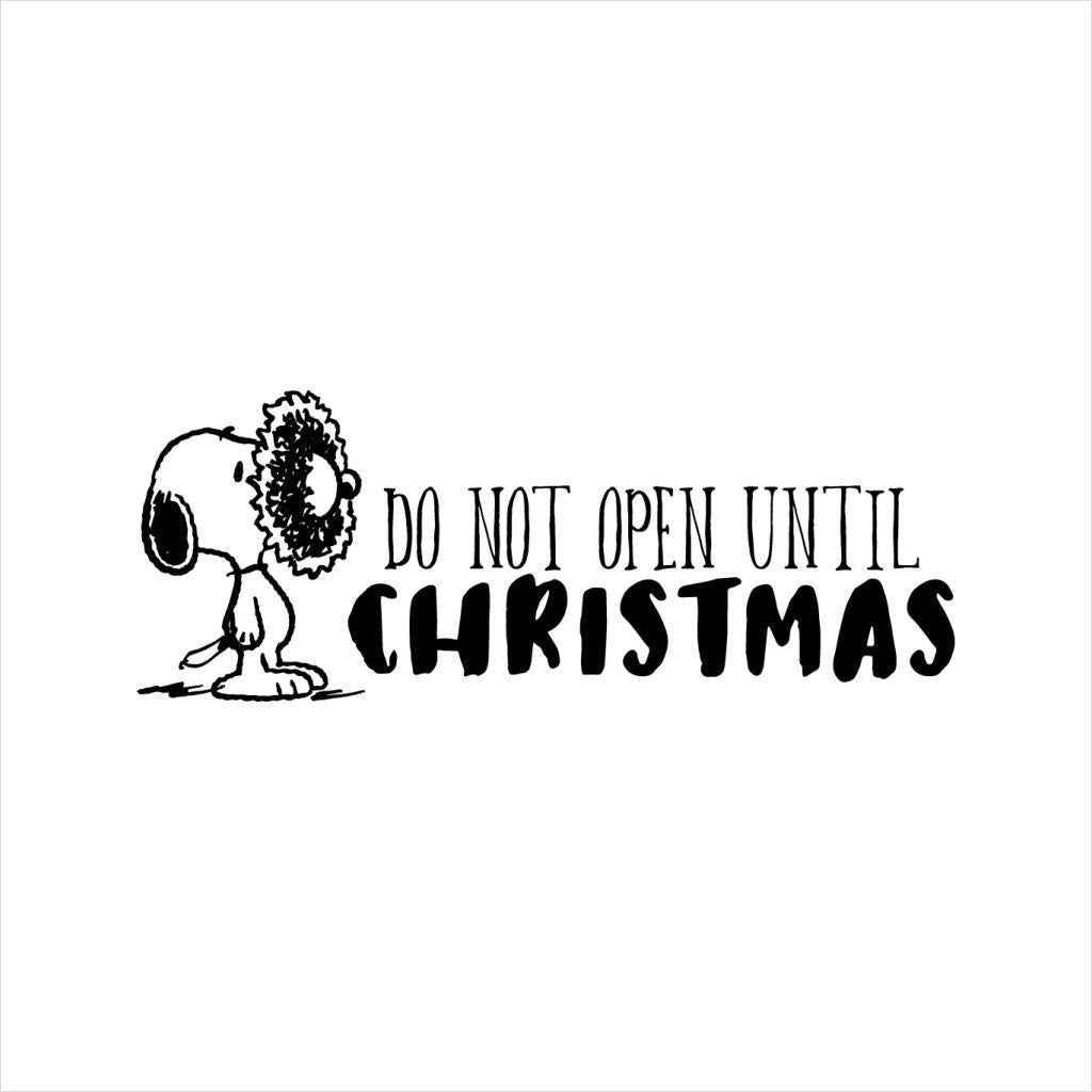 Peanuts Snoopy Holly Wreath On Face Men's T-Shirt product image 5