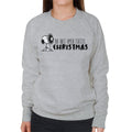 Peanuts Snoopy Holly Wreath On Face Women's Sweatshirt product image 1
