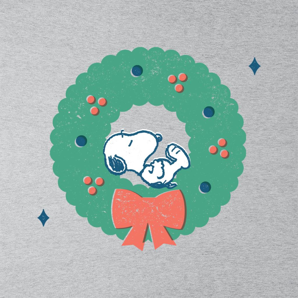 Peanuts Snoopy Holly Wreath Nap Women's Sweatshirt product image 2