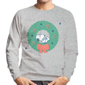 Peanuts Snoopy Holly Wreath Nap Men's Sweatshirt product image 1