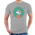 Peanuts Snoopy Holly Wreath Nap Men's T-Shirt product image 1
