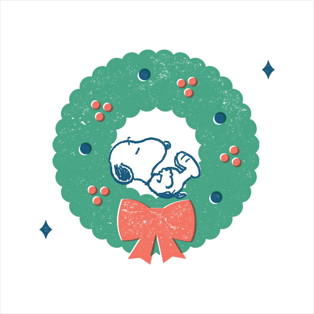 Peanuts Snoopy Holly Wreath Nap Men's Sweatshirt product image 5