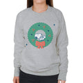 Peanuts Snoopy Holly Wreath Nap Women's Sweatshirt product image 1