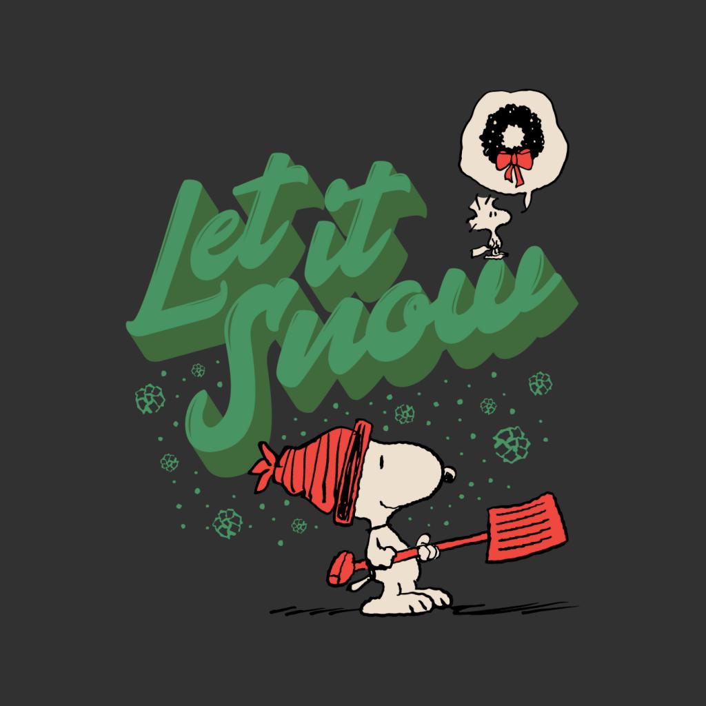 Peanuts Snoopy Let It Snow Women's T-Shirt product image 2