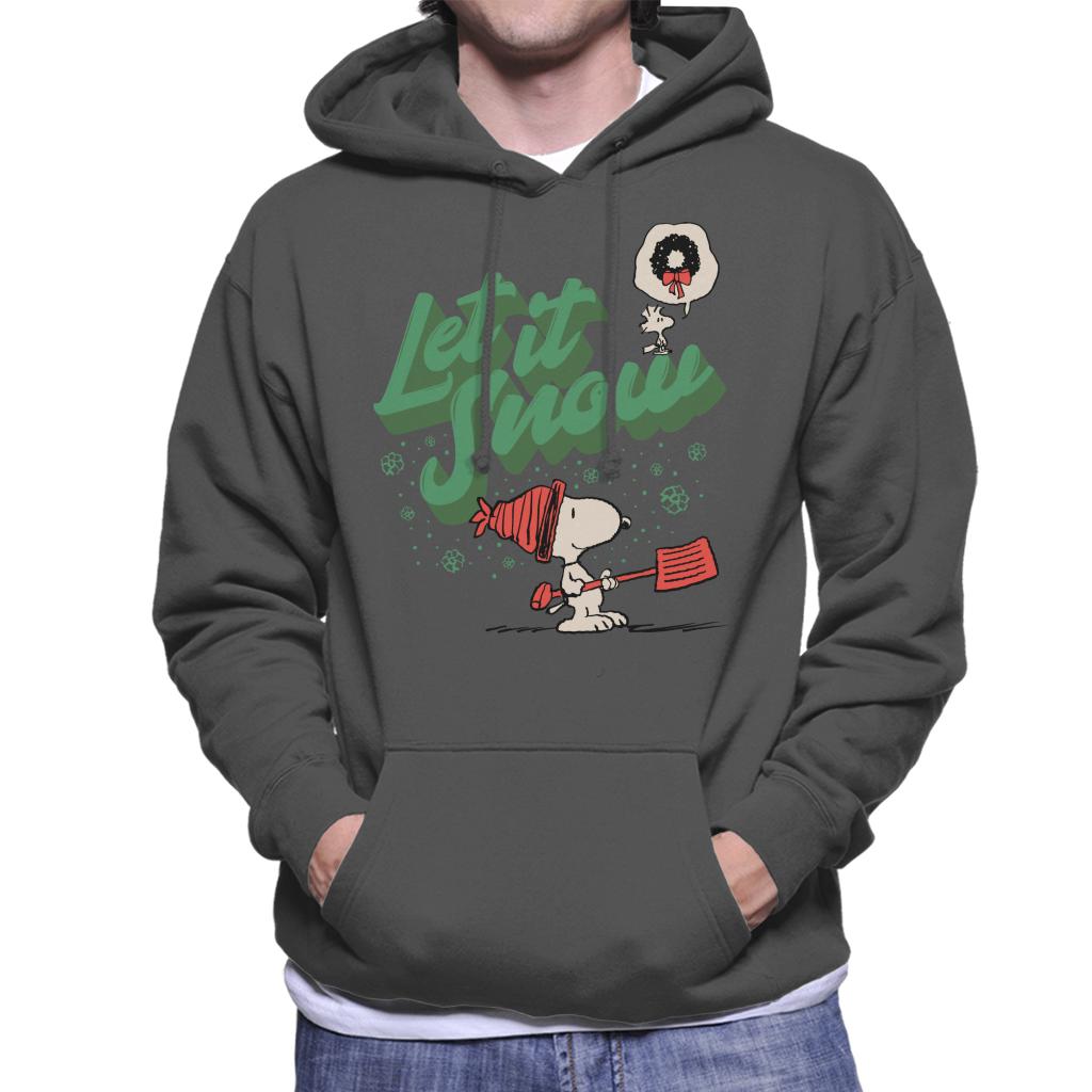 Peanuts Snoopy Let It Snow Men's Hooded Sweatshirt product image 1