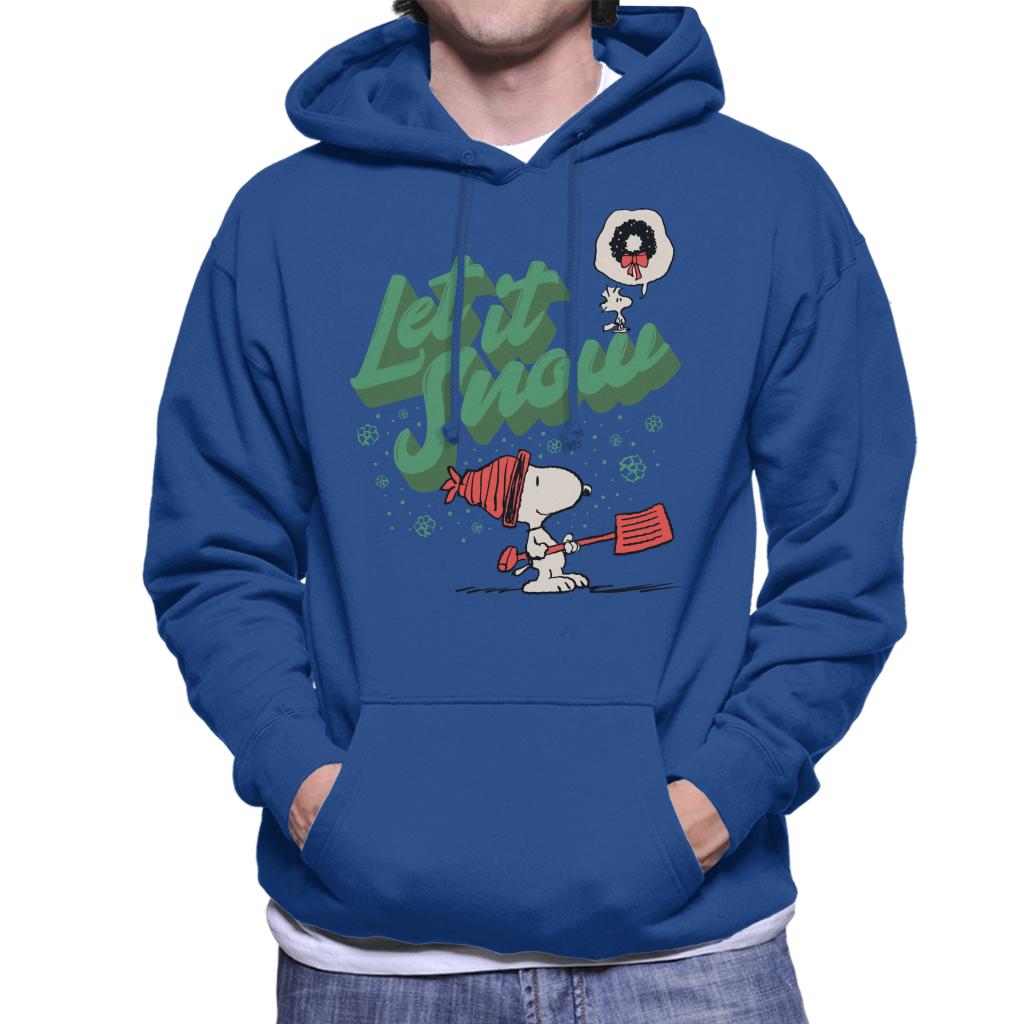 Peanuts Snoopy Let It Snow Men's Hooded Sweatshirt product image 6