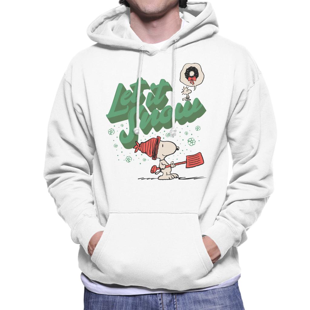Peanuts Snoopy Let It Snow Men's Hooded Sweatshirt product image 4