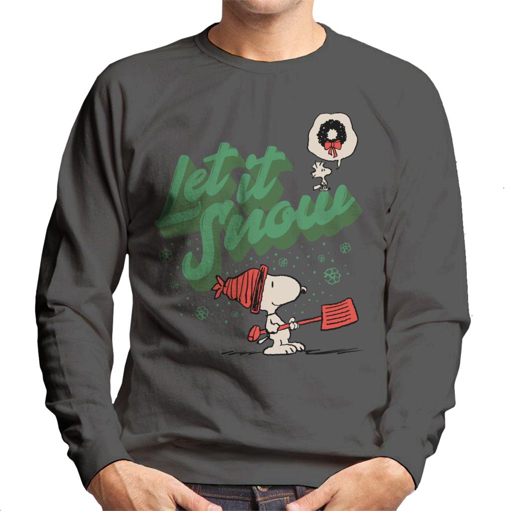 Peanuts Snoopy Let It Snow Men's Sweatshirt product image 1