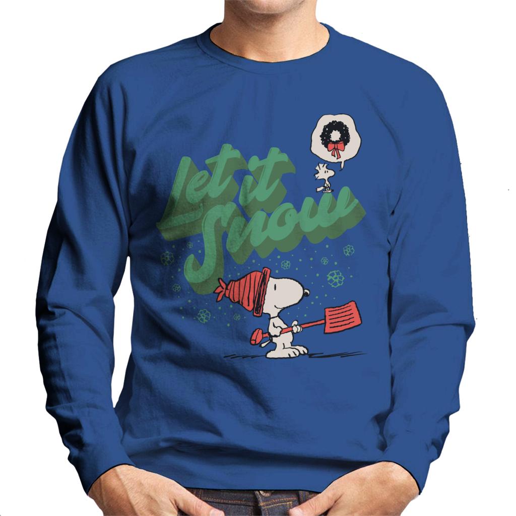 Peanuts Snoopy Let It Snow Men's Sweatshirt product image 6