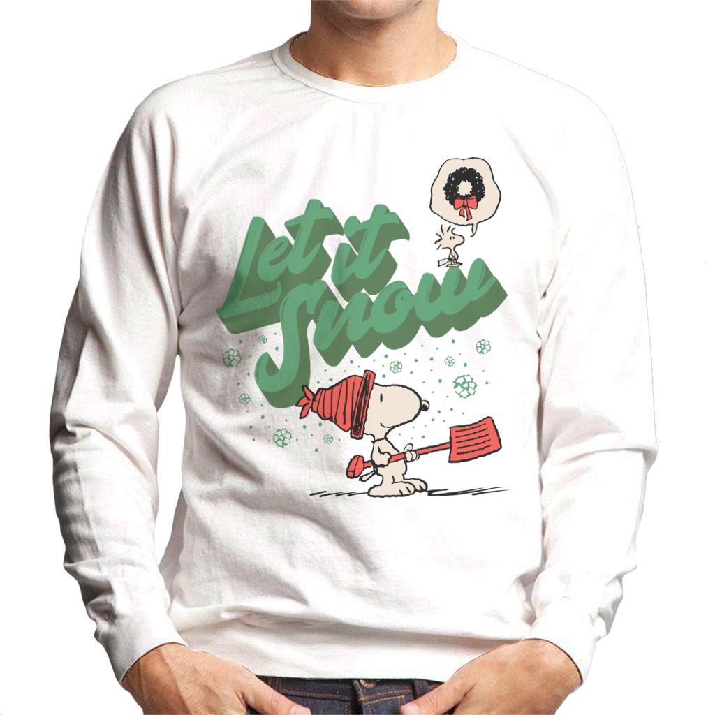 Peanuts Snoopy Let It Snow Men's Sweatshirt product image 4