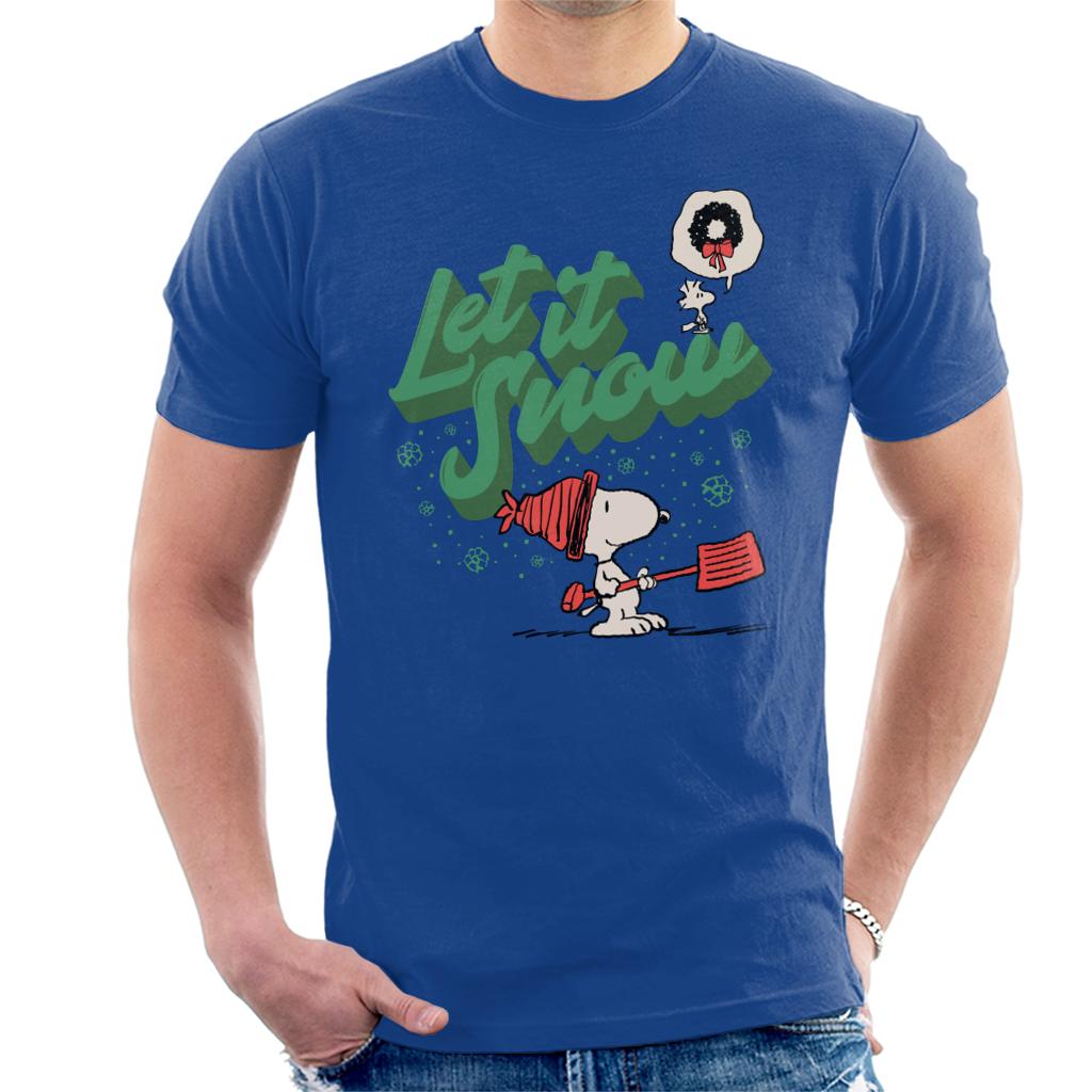 Peanuts Snoopy Let It Snow Men's T-Shirt product image 6