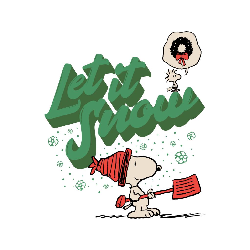 Peanuts Snoopy Let It Snow Men's T-Shirt product image 5