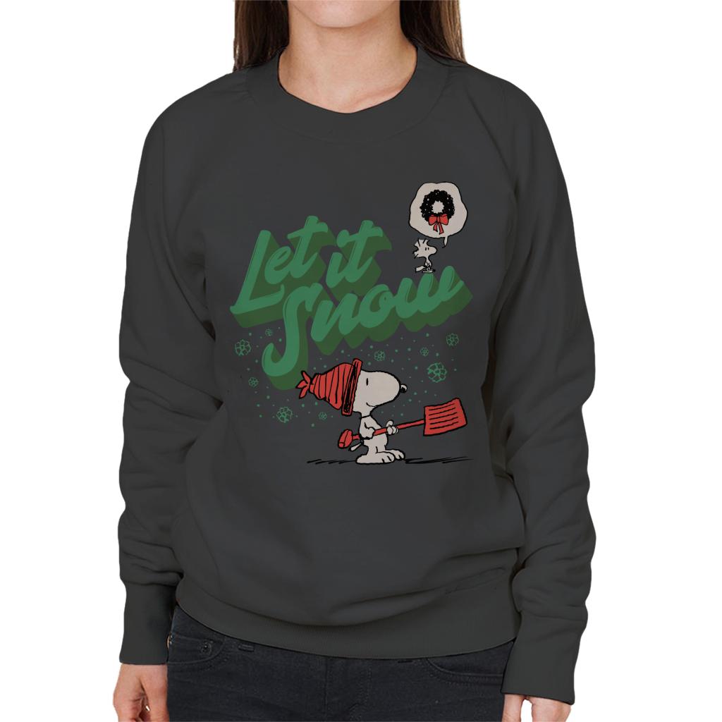 Peanuts Snoopy Let It Snow Women's Sweatshirt product image 1