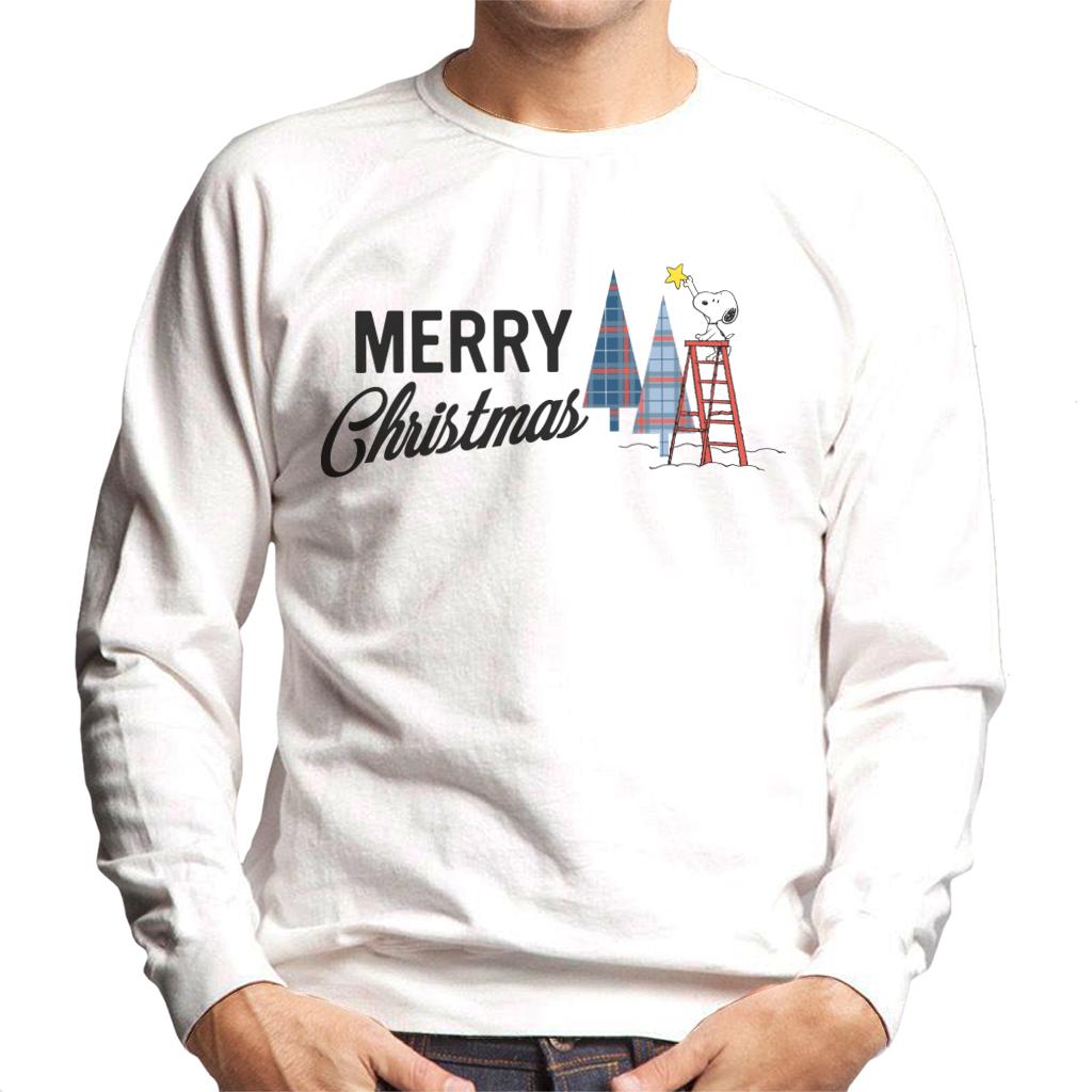 Peanuts Snoopy Star On Xmas Tree Men's Sweatshirt product image 4