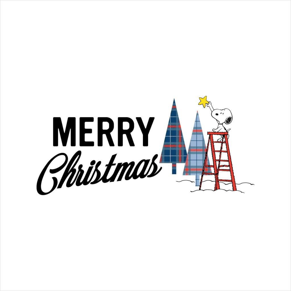 Peanuts Snoopy Star On Xmas Tree Men's T-Shirt product image 5