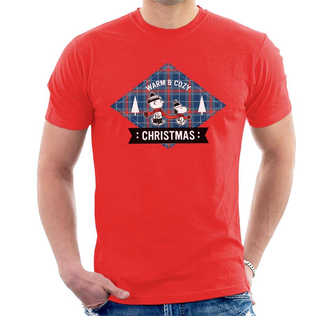 Peanuts Snoopy Charlie Brown Scarf Share Men's T-Shirt product image 6