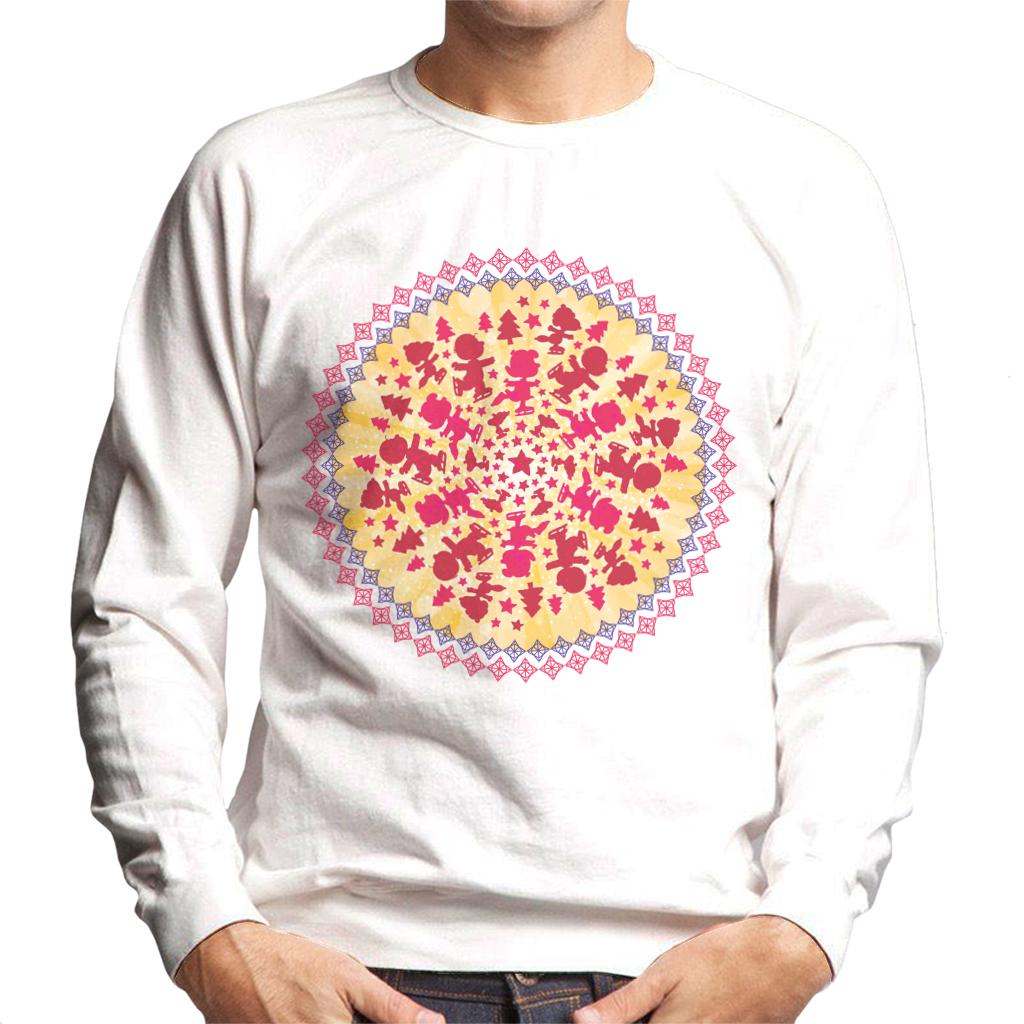 Peanuts Snoopy Symmetrical Ice Skating Men's Sweatshirt product image 4