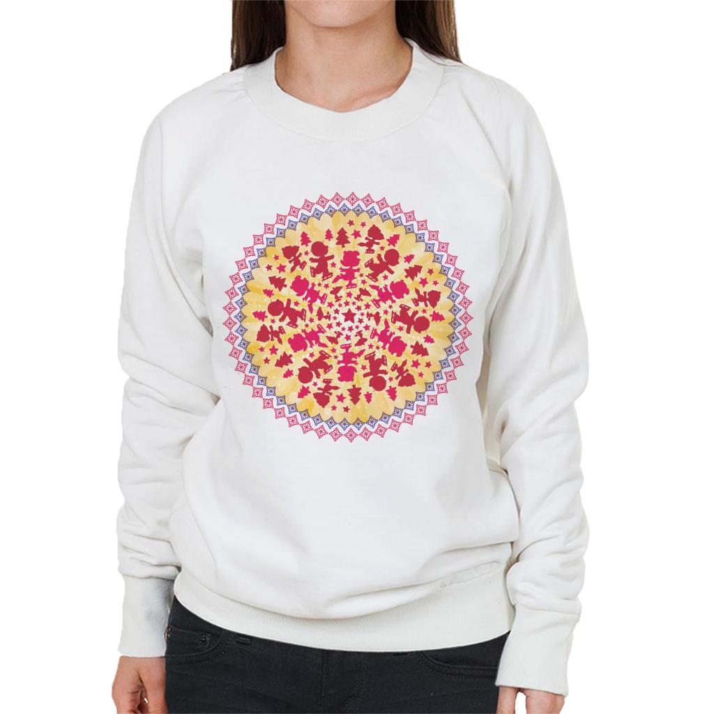 Peanuts Snoopy Symmetrical Ice Skating Women's Sweatshirt product image 4