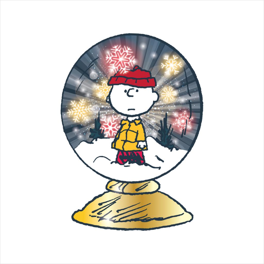 Peanuts Snoopy Charlie Brown In Snow Globe Women's T-Shirt product image 2