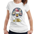 Peanuts Snoopy Charlie Brown In Snow Globe Women's T-Shirt product image 1