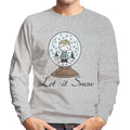 Peanuts Charlie Brown Let It Snow Globe Men's Sweatshirt product image 1