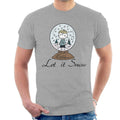 Peanuts Charlie Brown Let It Snow Globe Men's T-Shirt product image 1