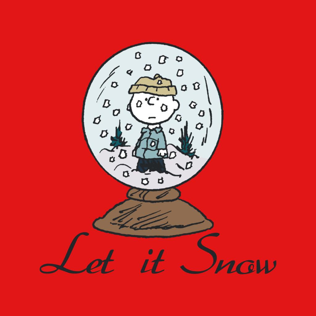 Peanuts Charlie Brown Let It Snow Globe Women's Sweatshirt product image 7