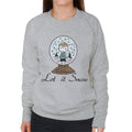 Peanuts Charlie Brown Let It Snow Globe Women's Sweatshirt product image 1