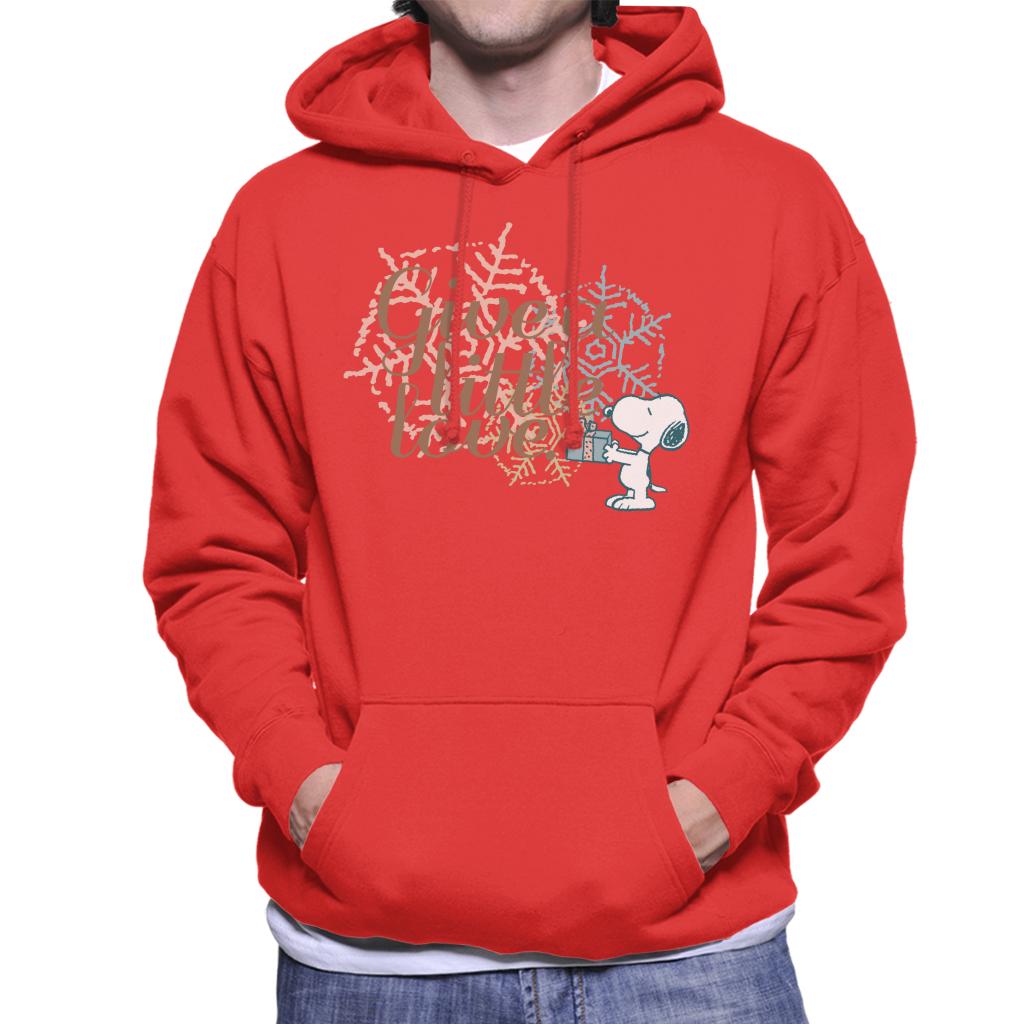 Peanuts Snoopy Give A Little Love Men's Hooded Sweatshirt product image 6