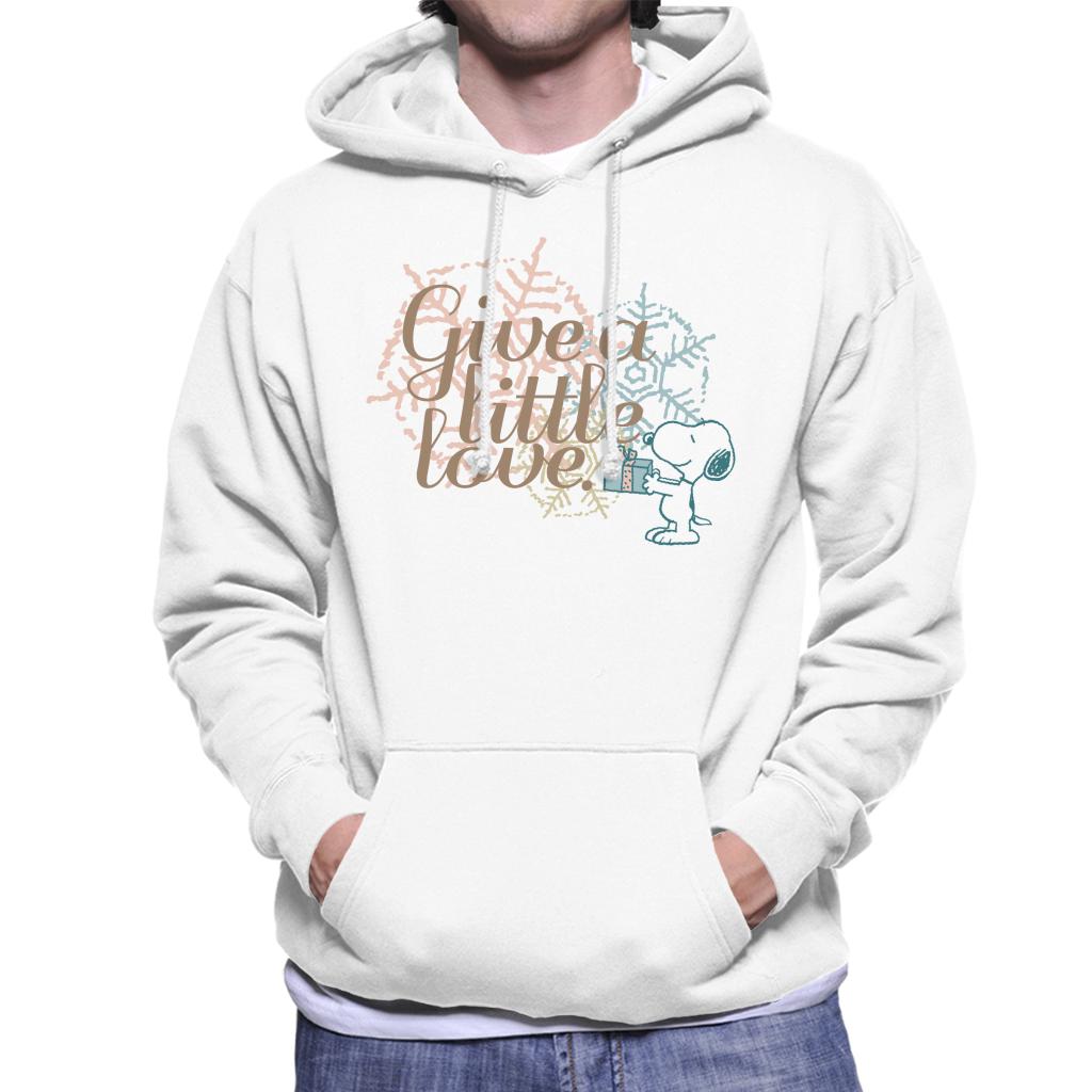 Peanuts Snoopy Give A Little Love Men's Hooded Sweatshirt product image 4